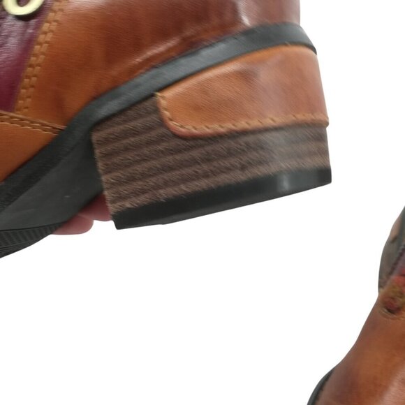 Elite by Corkys Kayla Brown Leather Southwest Sarape Ankle Chelsea Boots Size 7 - Picture 11 of 12